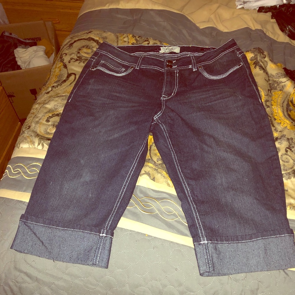 Women knee high jeans